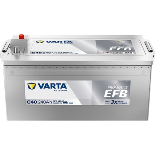 Varta 240 Ah ProMotive EFB – Ağır Vasıtalar İçin Yüksek Dayanıklılık ve Güçlü Marş