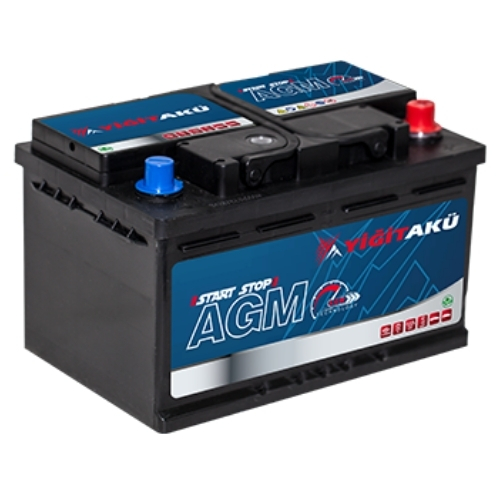 Yiğit Akü 80 Ah AGM Start-Stop – Yüksek Dayanıklılık, Üstün Start-Stop Performansı