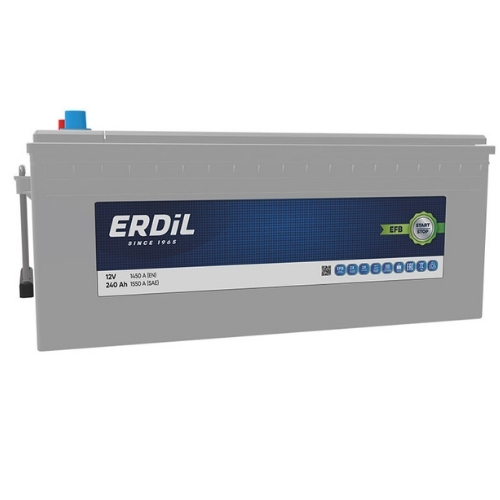 Edil EFB 240 Ah C MF M27 Gri – Ağır Hizmet İçin Yüksek Dayanıklılık ve Güçlü Marş