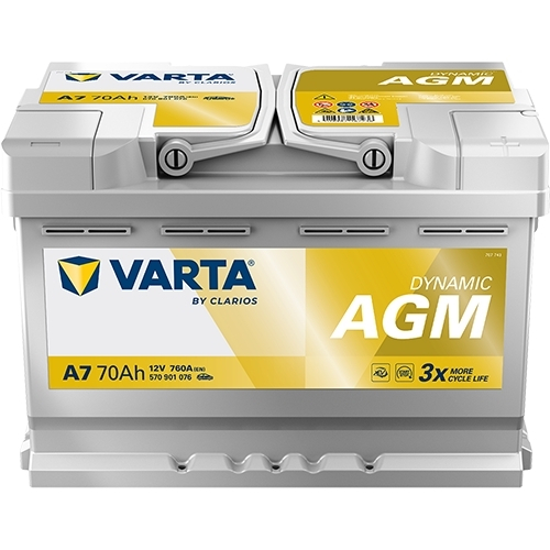 Varta Dynamic AGM 70 Ah – Yüksek Enerjili Start-Stop ve xEV’ler İçin Üst Düzey Dayanıklılık